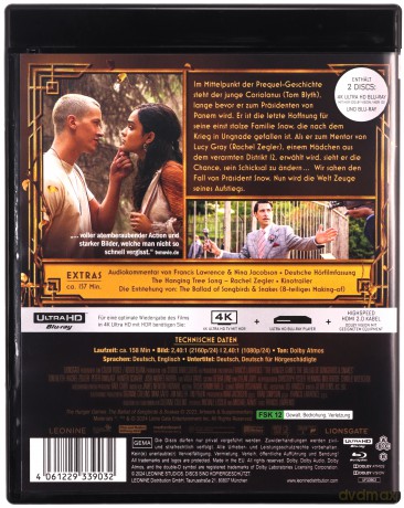 The Hunger Games: The Ballad of Songbirds & Snakes (Igrzyska śmierci: Ballada ptaków i węży) [Blu-Ray 4K]+[Blu-Ray]