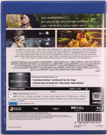 Poor Things (Biedne istoty) [Blu-Ray]