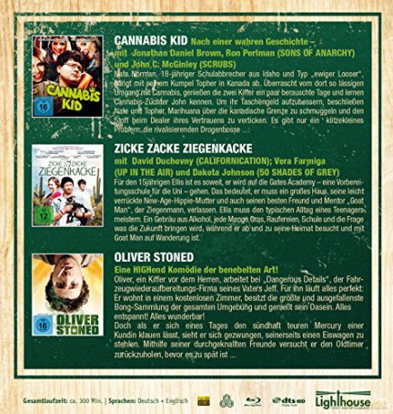 Smokeflix: Kid Cannabis / Goats / Oliver, Stoned [3xBlu-Ray]