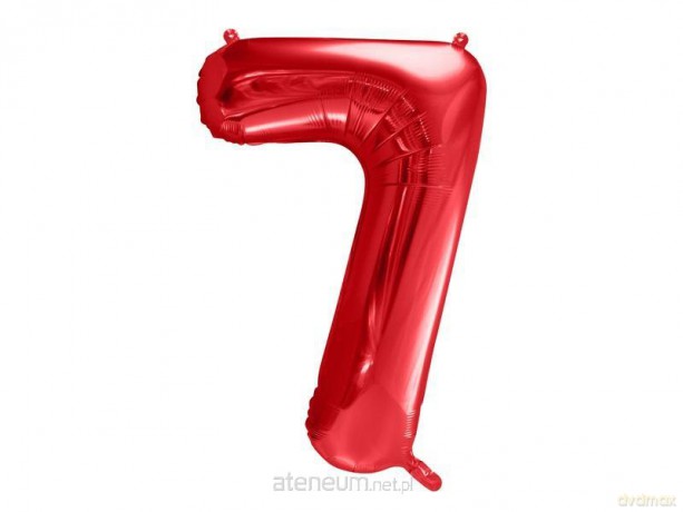 Balon foliowy 7 czerwony 86 cm