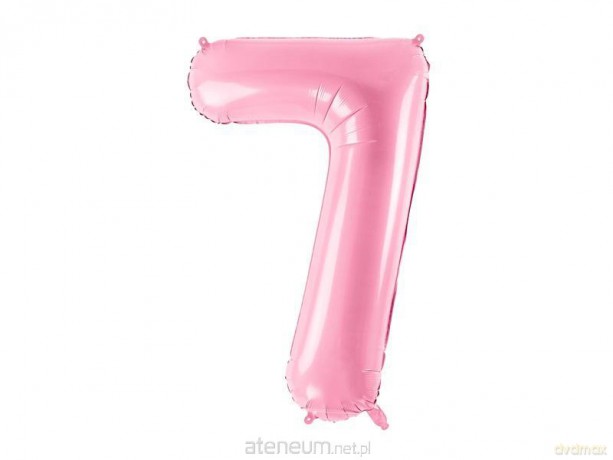 Balon foliowy 7 różowy 86 cm