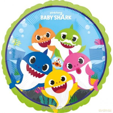 Balon foliowy Baby Shark standard 43 cm