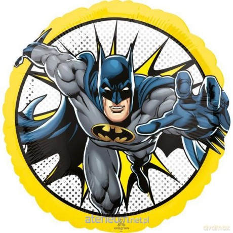 Balon foliowy Batman standard 43 cm
