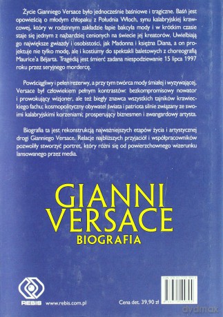 Gianni Versace Biografia - Tony Di Corcia [KSIĄŻKA]