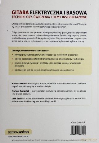 Gitara Elektryczna i Basowa - Mateusz Małek, Mariusz Rymaniak, Lech Zaciura [KSIĄŻKA]