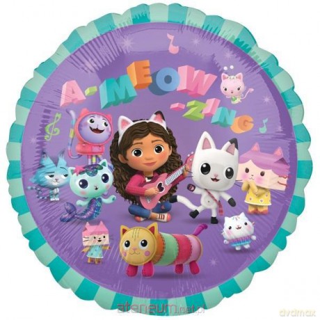 Balon foliowy Domek Gabby standard 43 cm
