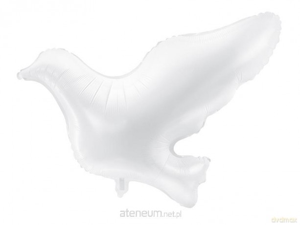 Balon foliowy Gołąb biały 77x66 cm