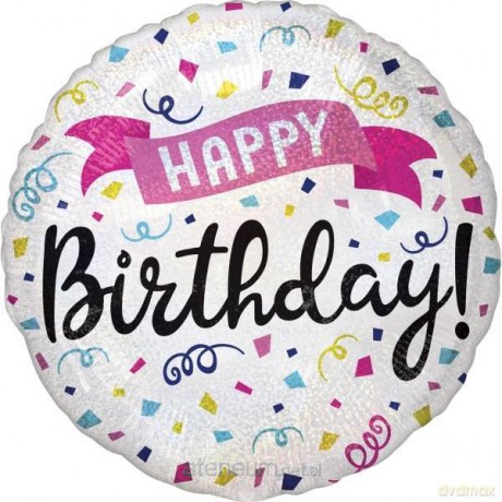 Balon foliowy Holographic standard 43 cm