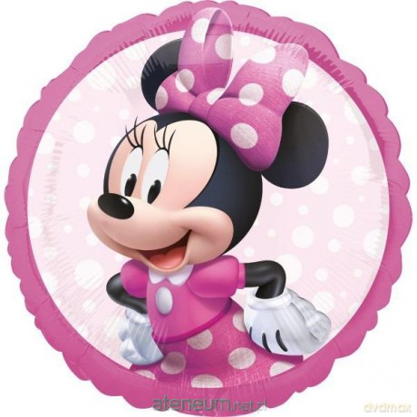 Balon foliowy Minnie Maus Forever standard 43 cm