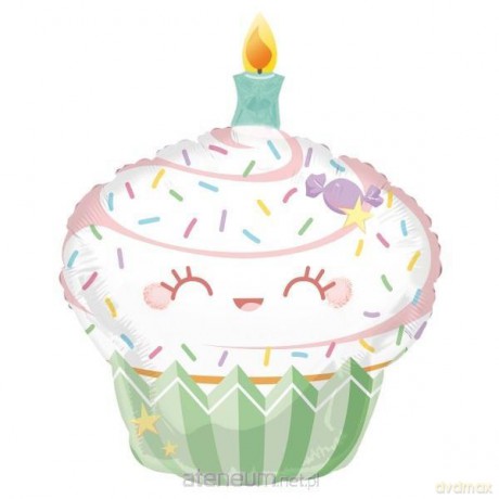Balon foliowy SuperShape Crazy Cake 88x70 cm