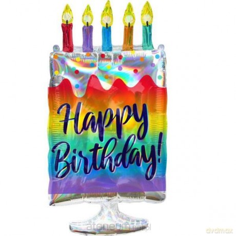 Balon foliowy SuperShape Tort 38x76 cm