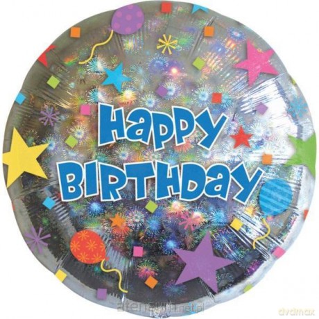 Balon foliowy Urodziny standard 43 cm