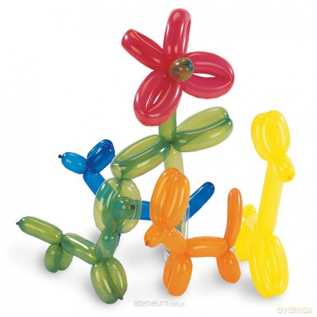 Balony lateksowe do modelowania z pompką 20szt.