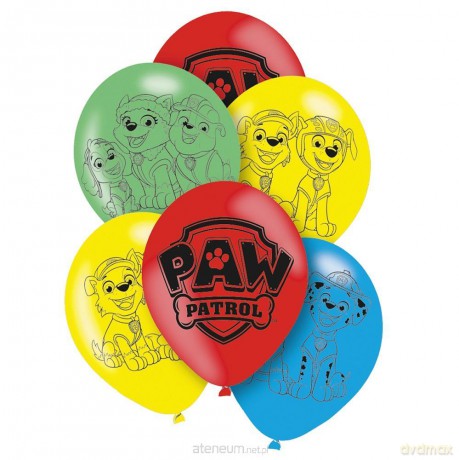 Balony lateksowe Psi Patrol 27,5 cm /11 16szt.