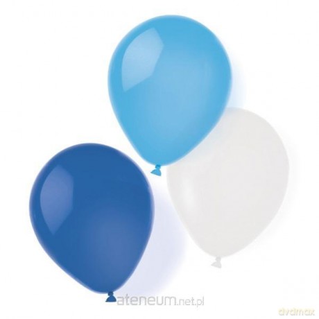 Balony lateksowe sky blue 25,4 cm/10 8szt.