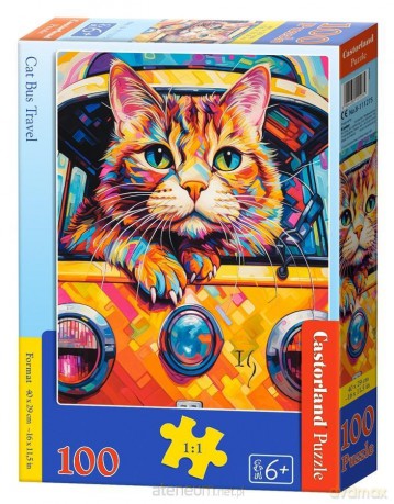 CASTORLAND 100 el. Cat Bus Travel [PUZZLE]