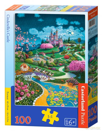 CASTORLAND 100 el. Cinderella's Castle [PUZZLE]