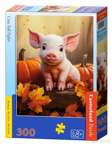 CASTORLAND 300 el. Cute Fall Piglet [PUZZLE]