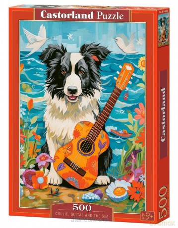 CASTORLAND 500 el. Collie, Guitar and the Sea [PUZZLE]
