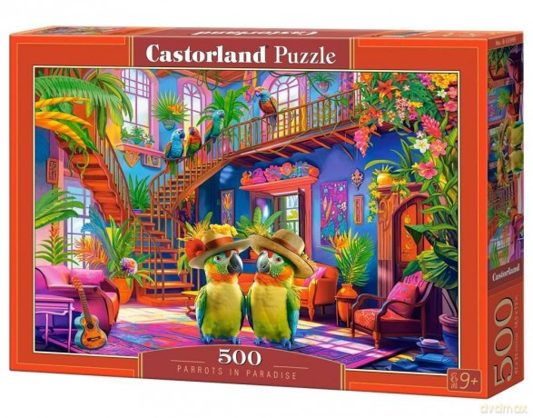 CASTORLAND 500 el. Parrots in Paradise [PUZZLE]