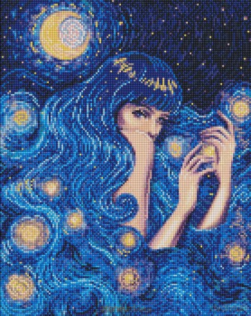 Diamentowa mozaika - Piękno gwiazdy 40x50 cm