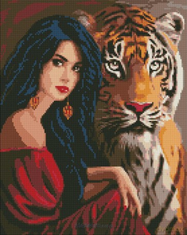Diamentowa mozaika - Siła piękna 40x50 cm
