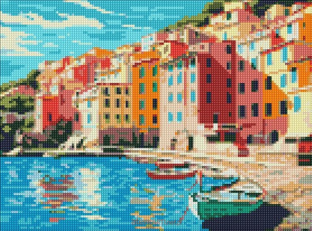 Diamentowa mozaika - Sunny City 30x40 cm