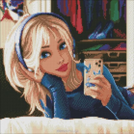 Diamentowa mozaika - Ulubione selfie 40x40 cm