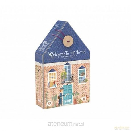 Dwustronne puzzle dla dzieci, Witaj w moim domu [PUZZLE]