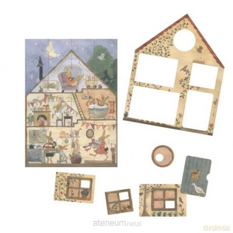 EGMONT 24 el. układanka Domek Króliczka [PUZZLE]