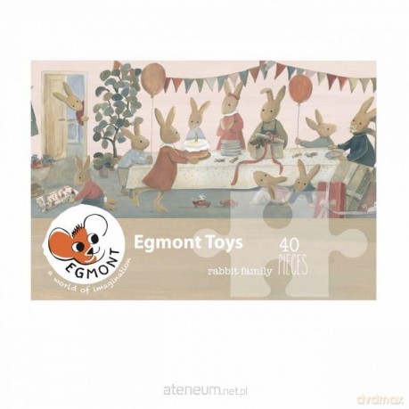 EGMONT 40 el. Rodzina Króliczków [PUZZLE]