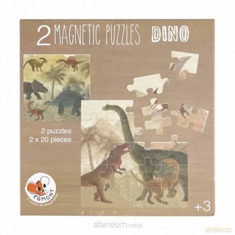EGMONT Puzzle magnetyczne Dinozaury [PUZZLE]