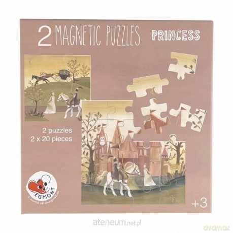 EGMONT Puzzle magnetyczne Księżniczka [PUZZLE]