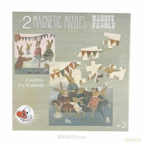 EGMONT Puzzle magnetyczne Rodzina Królików [PUZZLE]