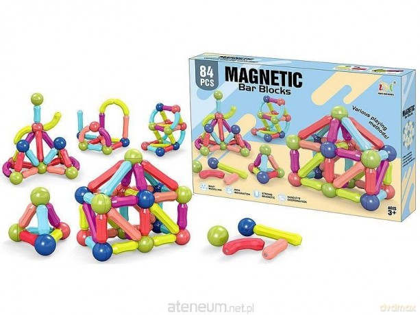 Klocki magnetyczne 3D 84el [KLOCKI]