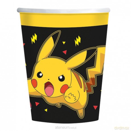 Kubki Pokemon 2024 papierowe 237ml 8szt.