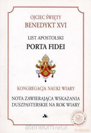 List apostolski Porta Fidei - Benedykt XVI [KSIĄŻKA]