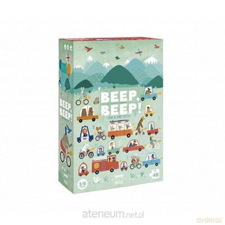 LONDJI Puzzle dla dzieci, BEEP BEEP! [PUZZLE]