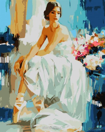 Malowanie po numerach - Moje życie - balet 40x50 cm