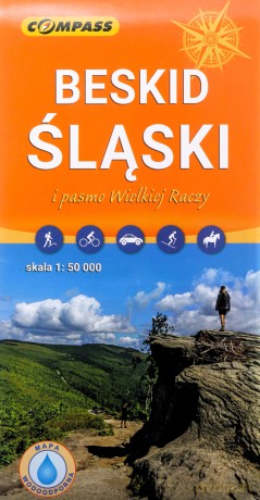 Mapa Beskid Śląski i Pasmo Wielkiej Raczy laminowana
