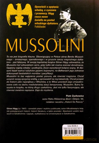 Mussolini. Butny faszysta - Goran Hagg [KSIĄŻKA]