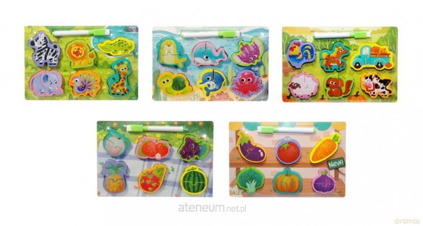 Puzzle drewniane MIX