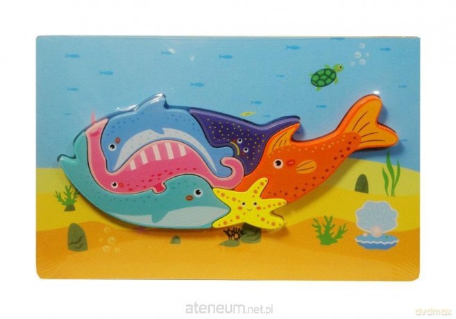 Puzzle drewniane Zwierzęta morskie