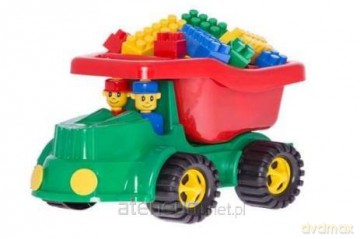 Samochód Jeep z klockami [KLOCKI]