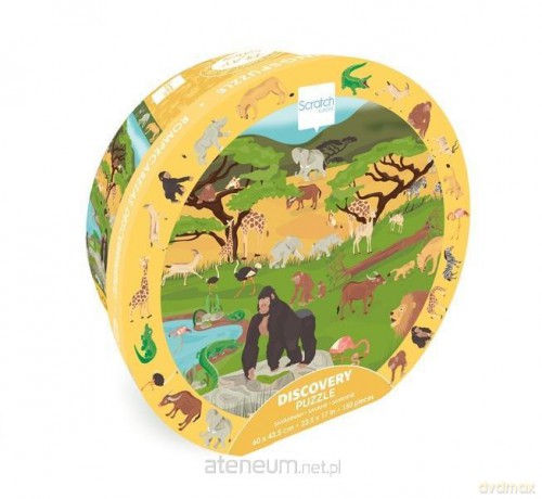 SCRATCH 150 el. obserwacyjne Sawanna [PUZZLE]