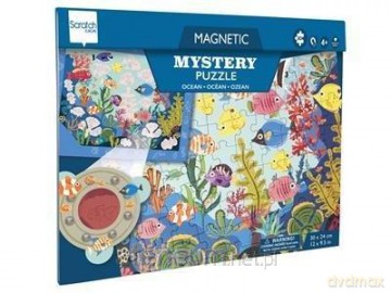 SCRATCH Puzzle magnetyczne i gra 2w1 Ocean [PUZZLE]