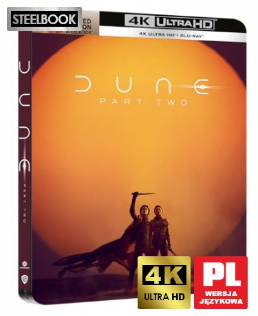 Diuna: Część druga (Diuna 2) (steelbook) [Blu-Ray 4K]+[Blu-Ray]