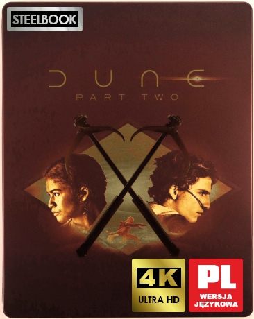 Diuna: Część druga (Diuna 2) (steelbook) [Blu-Ray 4K]+[Blu-Ray]
