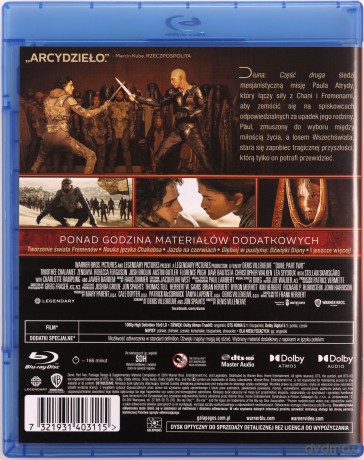 Diuna: Część druga (Diuna 2) [Blu-Ray]