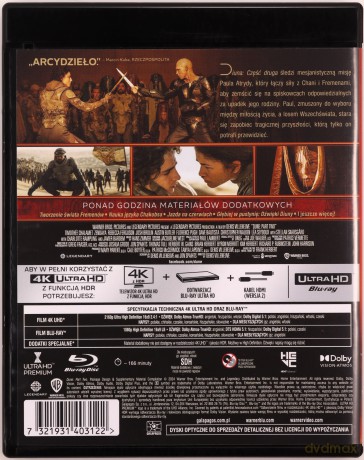 Diuna: Część druga (Diuna 2) [Blu-Ray 4K]+[Blu-Ray]